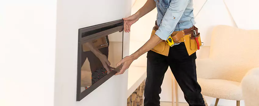 Metal Fireplace Installation in Warrington, Florida