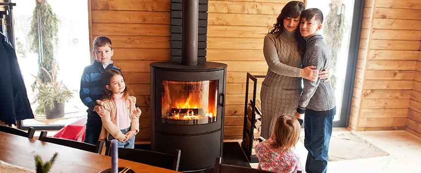 Morso Cast Iron Fireplace Insert Installation in Warrington, Florida