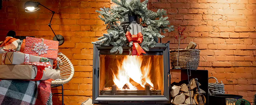 Travis Industries Linear Gas Fireplace Installation in Warrington, Florida