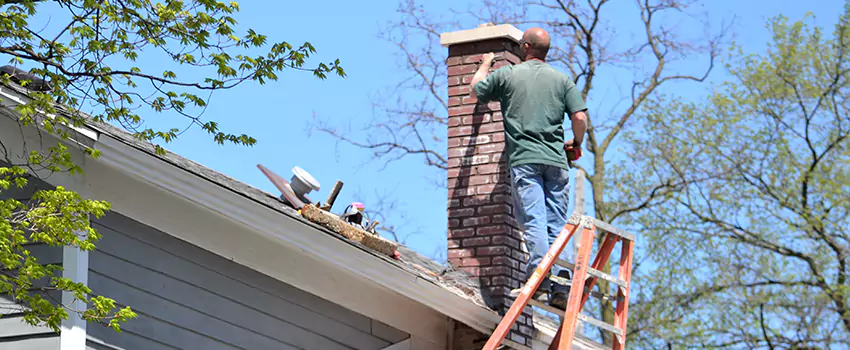 Vinyl and PVC Chimney Flashing Installation in Warrington, FL